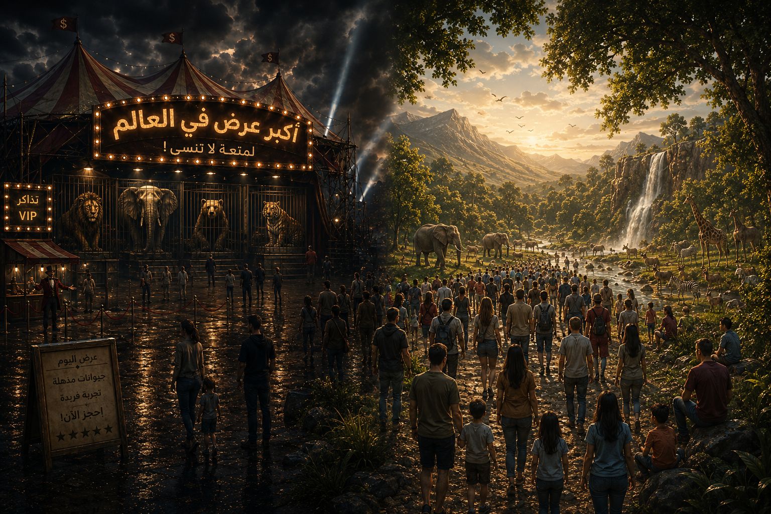 السوق يتبع المستخدمين